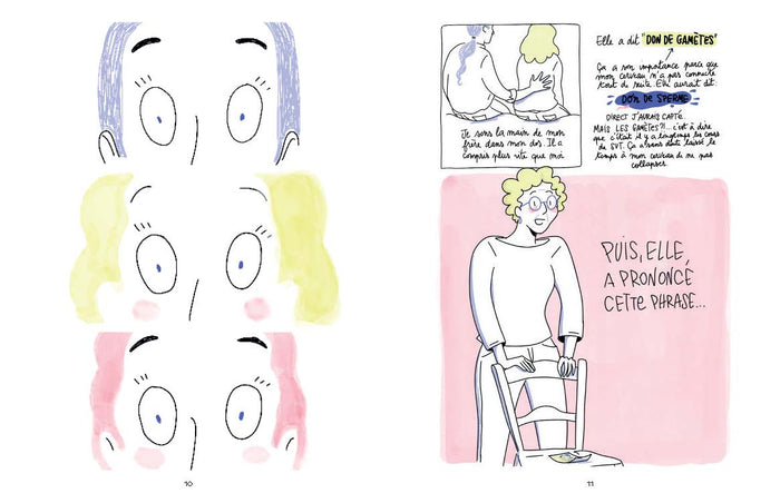 La meuf en paillettes