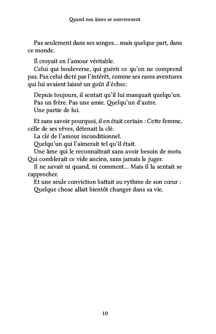 Quand nos âmes se souviennent