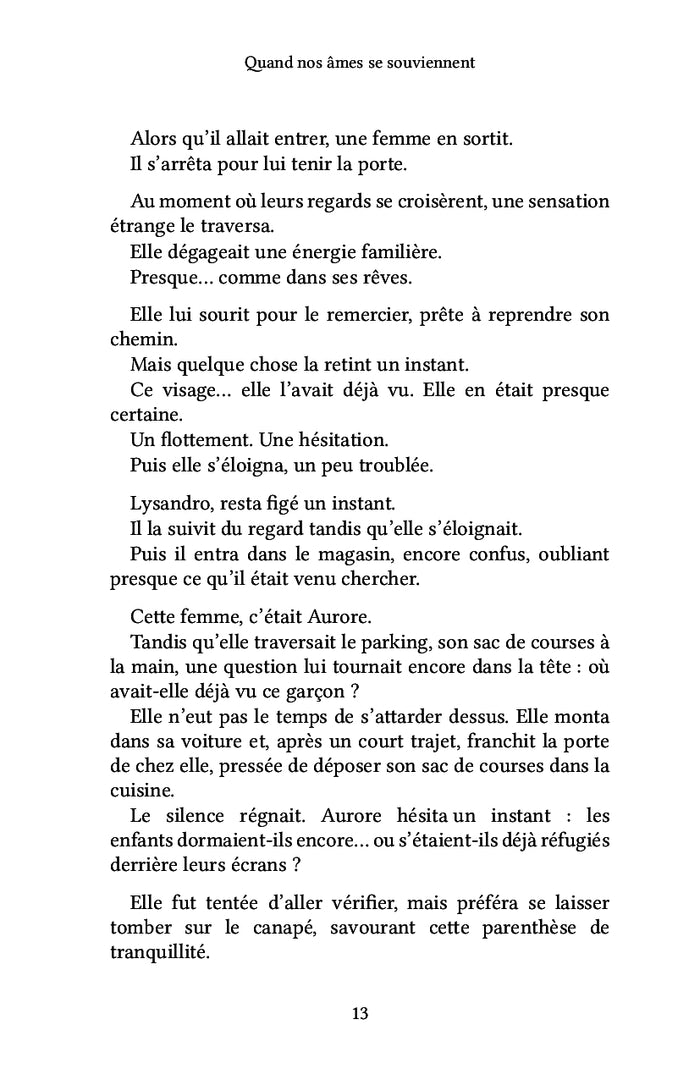 Quand nos âmes se souviennent