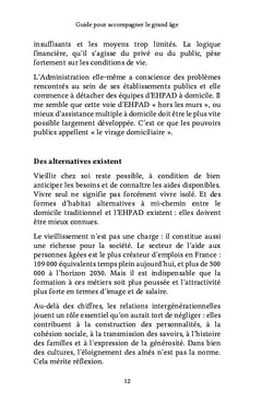 Guide pour accompagner le grand âge