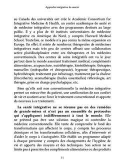 Approche intégrative du cancer