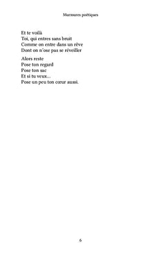Murmures poétiques
