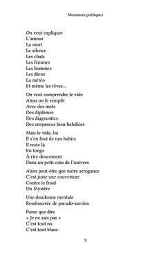 Murmures poétiques