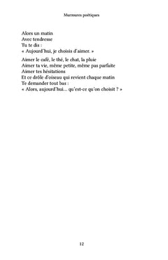 Murmures poétiques