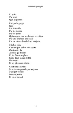 Murmures poétiques