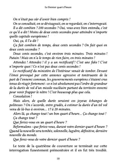 Le Dernier quart d'heure