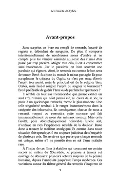Le remords d'Orphée