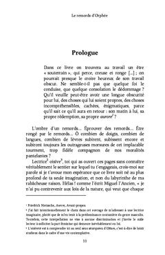 Le remords d'Orphée