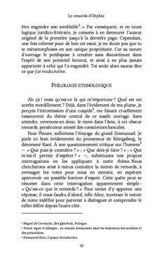 Le remords d'Orphée
