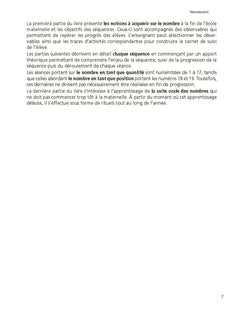 Enseigner le nombre à l'école maternelle PS, MS, GS