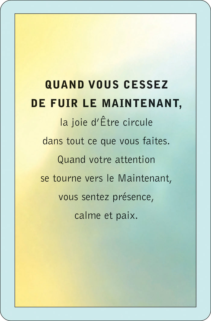 Le pouvoir du moment présent