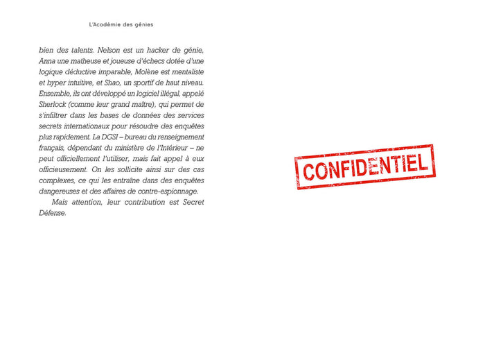 L académie des génies - Alerte enlèvement