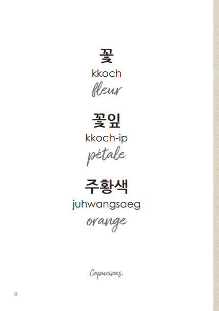 101 nuances de coréen