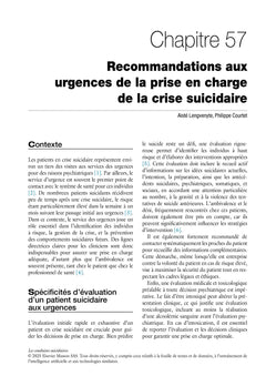 Les Conduites suicidaires