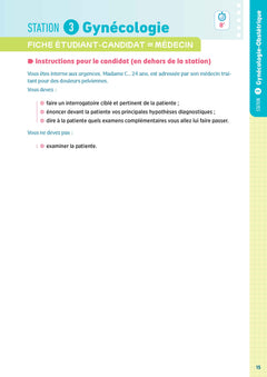 ECOS Gynécologie-Obstétrique