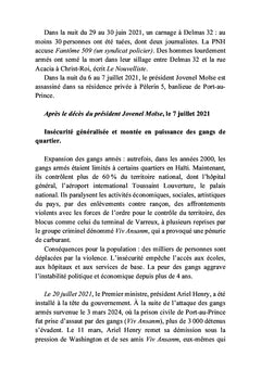 Haïti, une nation sans État