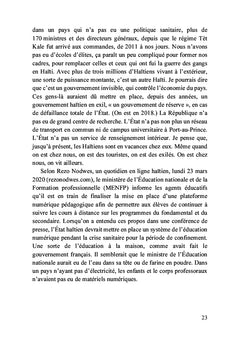 Haïti, une nation sans État