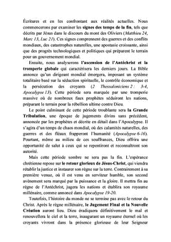 Comprendre et se préparer pour la fin des temps