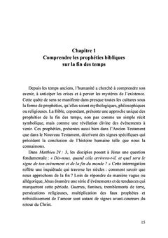 Comprendre et se préparer pour la fin des temps