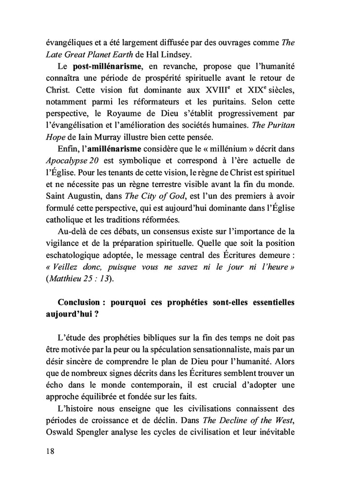 Comprendre et se préparer pour la fin des temps