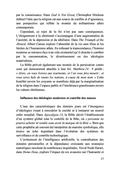 Comprendre et se préparer pour la fin des temps