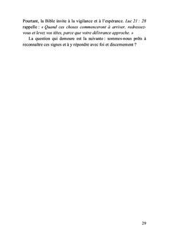 Comprendre et se préparer pour la fin des temps