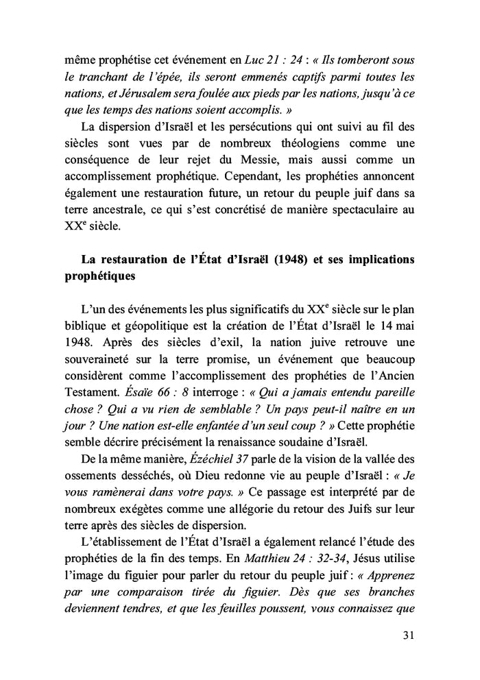 Comprendre et se préparer pour la fin des temps