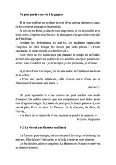 Il est urgent de vivre