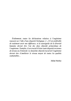 L'héritage de Francis Galton