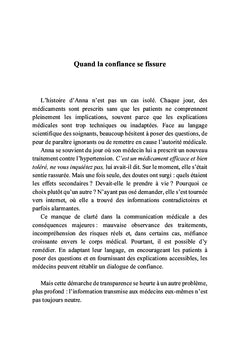 Le prix de la confiance