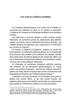 Le prix de la confiance