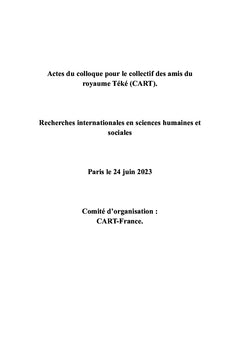 Premier colloque international sur les traités de Makoko et de Brazza