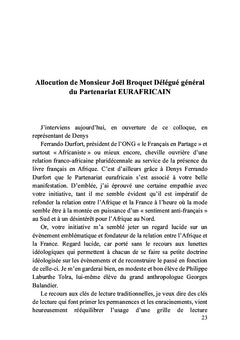 Premier colloque international sur les traités de Makoko et de Brazza