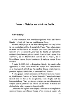 Premier colloque international sur les traités de Makoko et de Brazza
