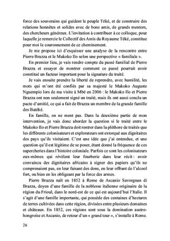 Premier colloque international sur les traités de Makoko et de Brazza