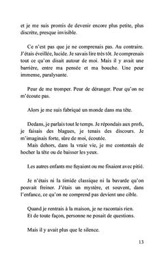 Quand le silence devient refuge
