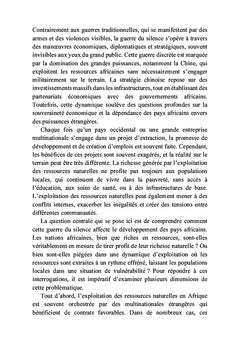 De la guerre sanglante à la guerre du silence