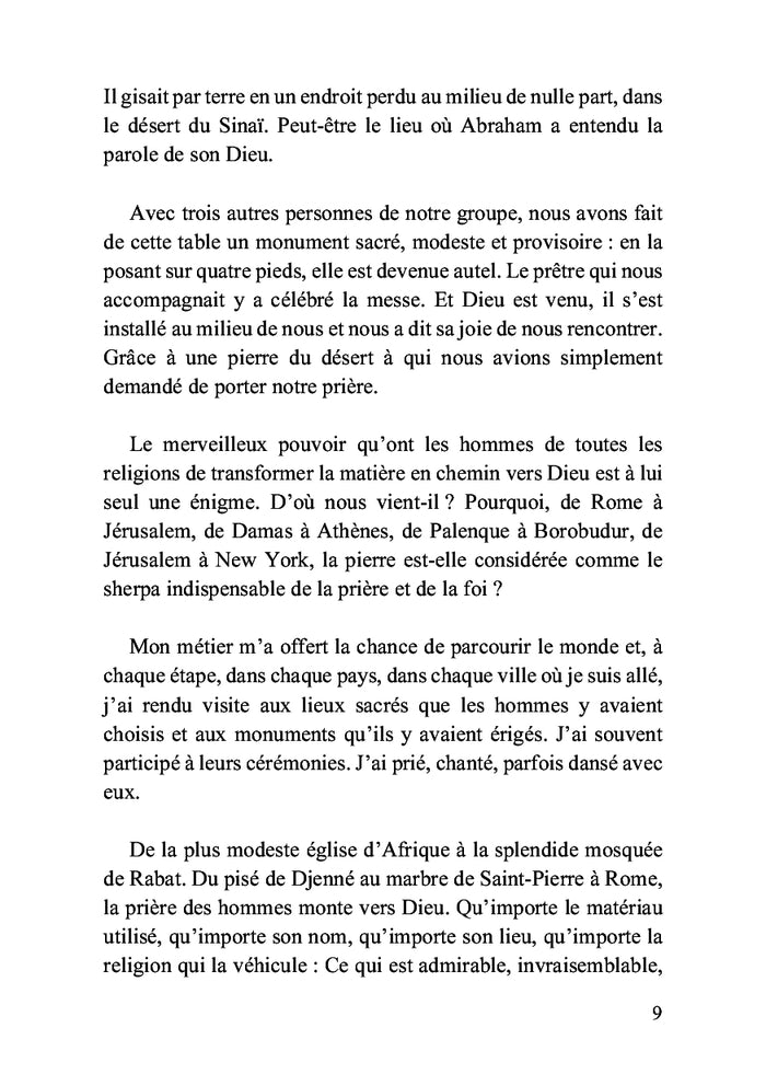 La prière des pierres