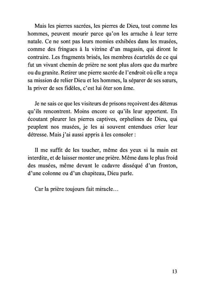 La prière des pierres