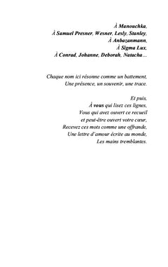 Mots sur un papier