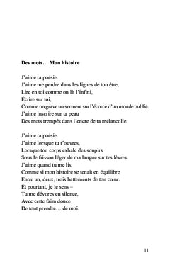 Mots sur un papier