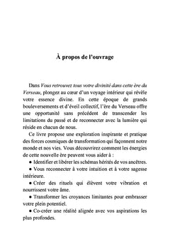 Vous retrouvez tous votre divinité dans cette ère du Verseau