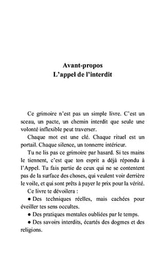 Le grimoire noir