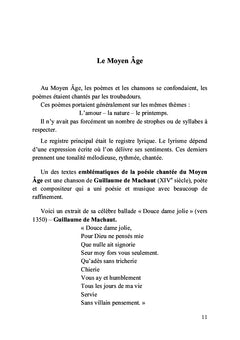 Le genre poétique à travers les siècles, à travers mes yeux