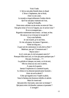 Le genre poétique à travers les siècles, à travers mes yeux