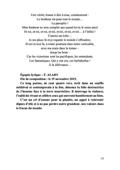 Le genre poétique à travers les siècles, à travers mes yeux