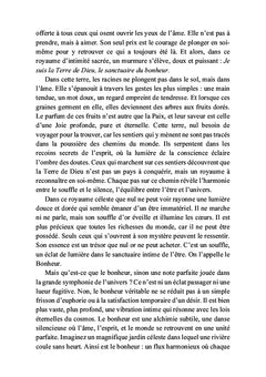 la terre de dieu c'est le bonheur