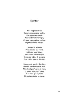 Pour caresser le temps