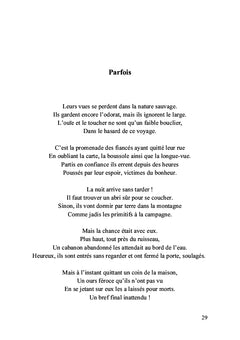 Pour caresser le temps