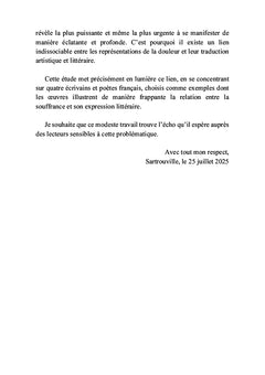 La souffrance